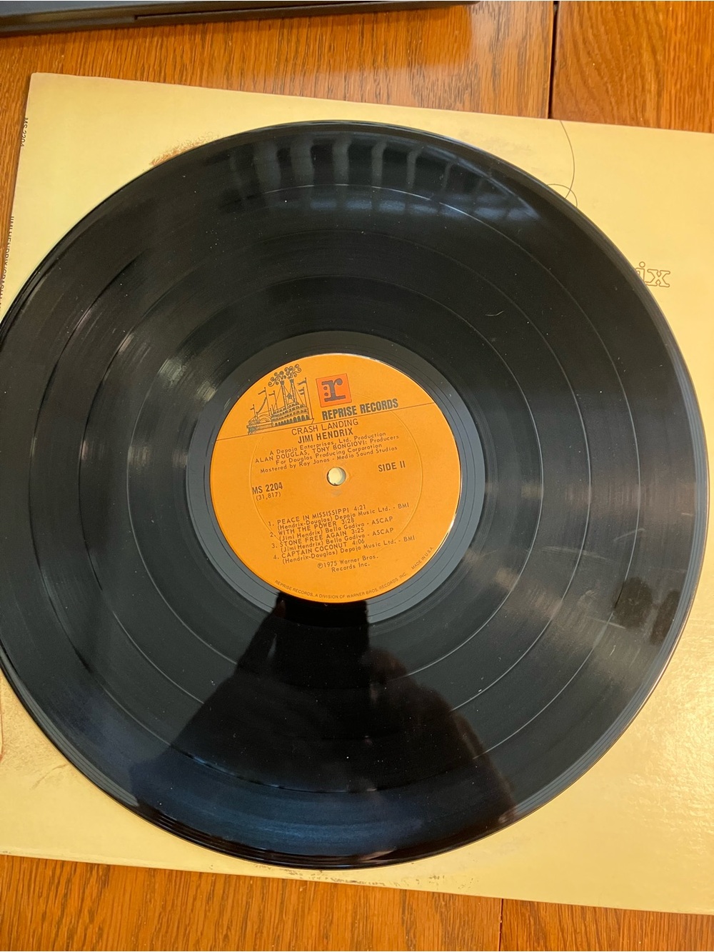 Vintage 1975 Jimi Hendrix “Crash Landing” First Pressing #MS 2204 Reprise Vinyl - Picture 5 of 14